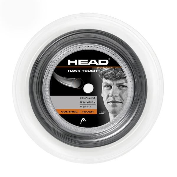 Monofilament String HEAD Hawk Touch 1.25 200 m Reel  Anthracite 281234 17AN