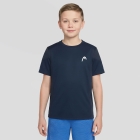 HEAD Slice T-Shirt Boy - Navy