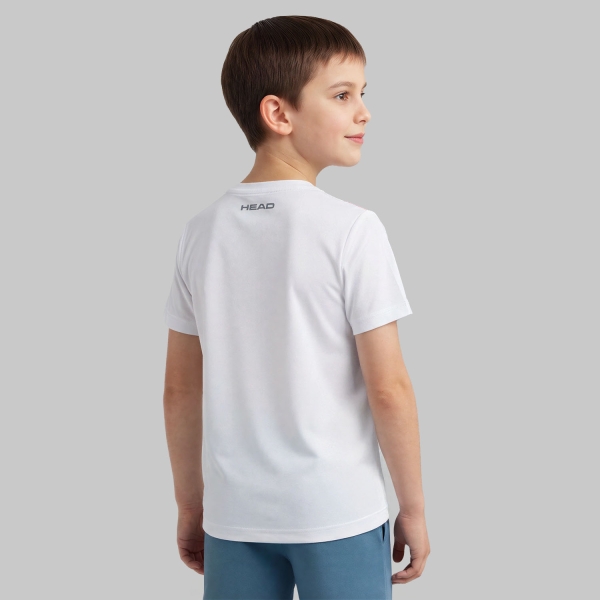 HEAD Topspin Graphic Camiseta Niño - Royal/Print Vision