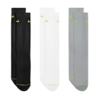 Nike Everyday Elevated x 3 Socks - White/Black/Grey Nike Everyday Elevated x 3 Socks - White/Black/Grey