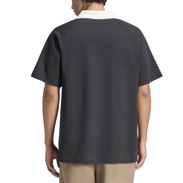 adidas Lux Tiro Script Graphic Polo - Black/Off White