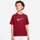 Nike Multi Swoosh Camiseta Niño - Tough Red/White