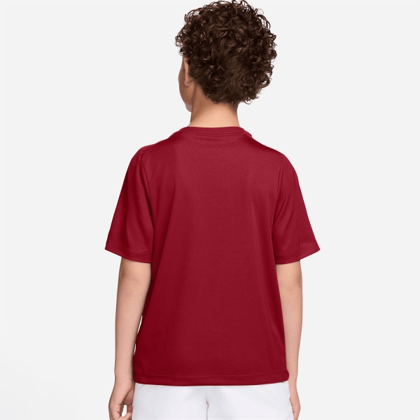 Nike Multi Swoosh Camiseta Niño - Tough Red/White