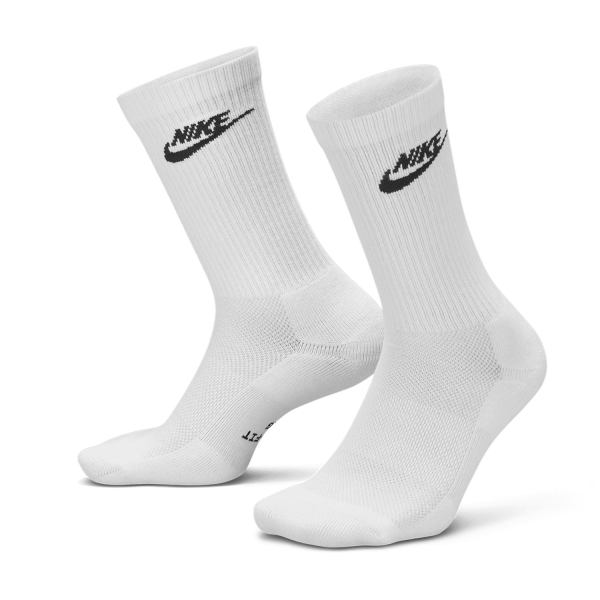  Nike Everyday Elevated DriFIT Crew x 3 Calcetines  White IH8522901