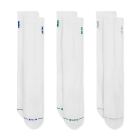 Nike Court Everyday Elevated x 3 Calcetines - White/Blue