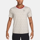 Nike Court Advantage T-Shirt - Light Bone/Tough Red/Black