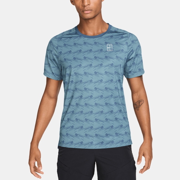 Men's Tennis Shirts Nike Court Advantage TShirt New Slate/White IM6084438