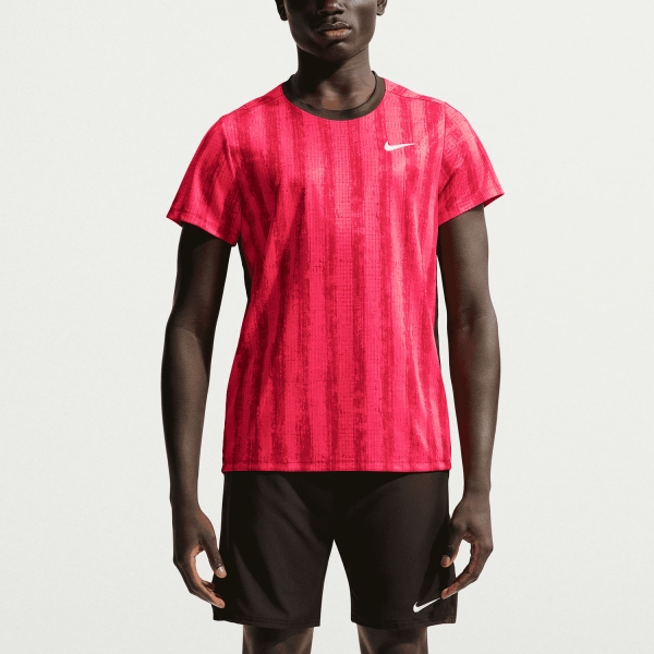 Men's Tennis Shirts Nike Court DriFIT Victory TShirt  Team Red/Black/White IM6086677
