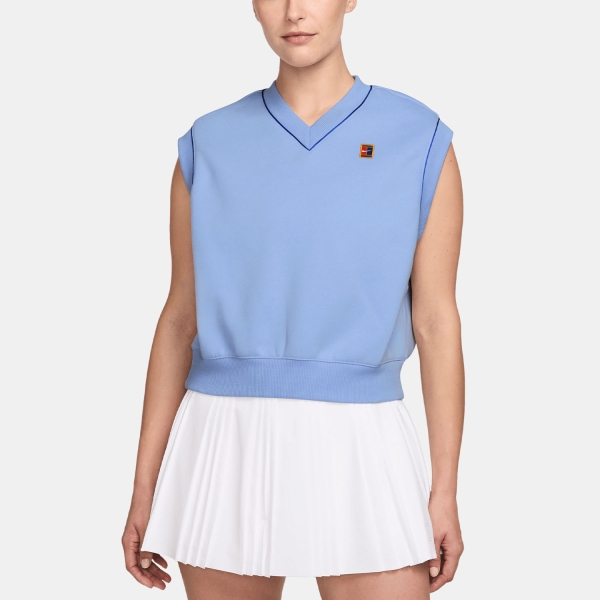 Chaquetas de Tenis Mujer Nike Court Chaleco Aluminum IM9416468