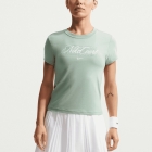 Nike Court Camiseta - Steam/Barely Green