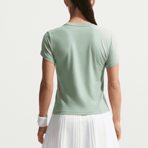 Nike Court Camiseta - Steam/Barely Green