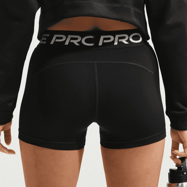 Nike Pro Dri-FIT 365 3in Shorts - Black/White