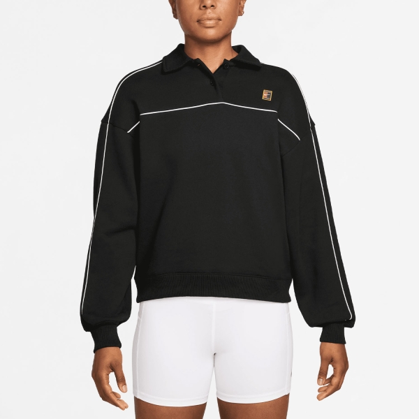 Camisetas y Sudaderas Mujer Nike Court Pro Sudadera Black IU3253010