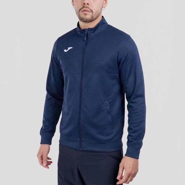 Men's Tennis Shirts and Hoodies Joma Court Hoodie  Navy Blue 105131.322