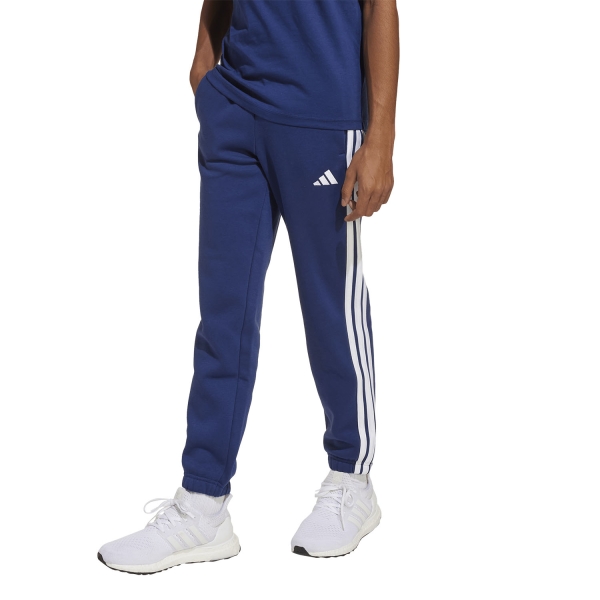 Tennis Shorts and Pants for Boys adidas Essentials 3 Stripes Pants Junior  Dark Blue/White JY0603