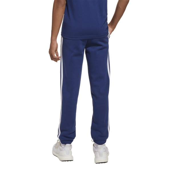 adidas Essentials 3 Stripes Pants Junior - Dark Blue/White