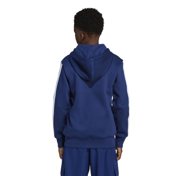 adidas Essentials 3 Stripes Sudadera Niños - Dark Blue/White