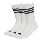 adidas 3 Stripes Cushioned Crew x 3 Calze - White/Black adidas 3 Stripes Cushioned Crew x 3 Calze - White/Black