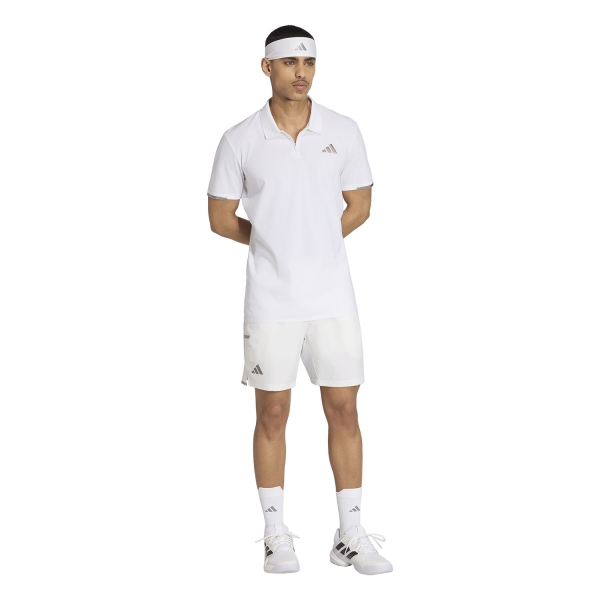 adidas CLIMACOOL+ FreeLift Pro Polo - White