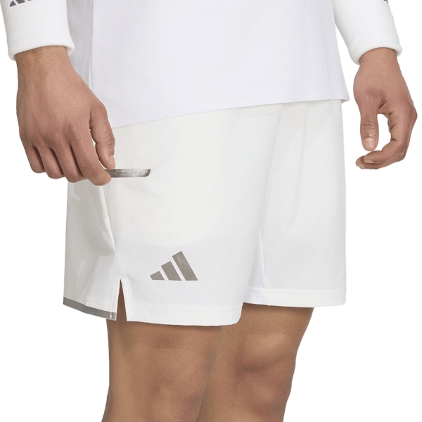 Men's Tennis Shorts adidas CLIMACOOL Pro 2 in 1 7in Shorts  White KF5008