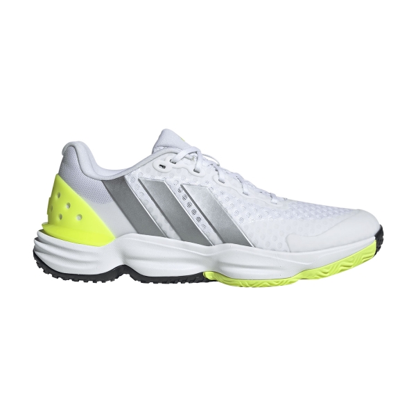 Scarpe Pickleball adidas Court Pickleball 2  FTWR White/Tech Grey Metallic/Lucid Lemon KI0416