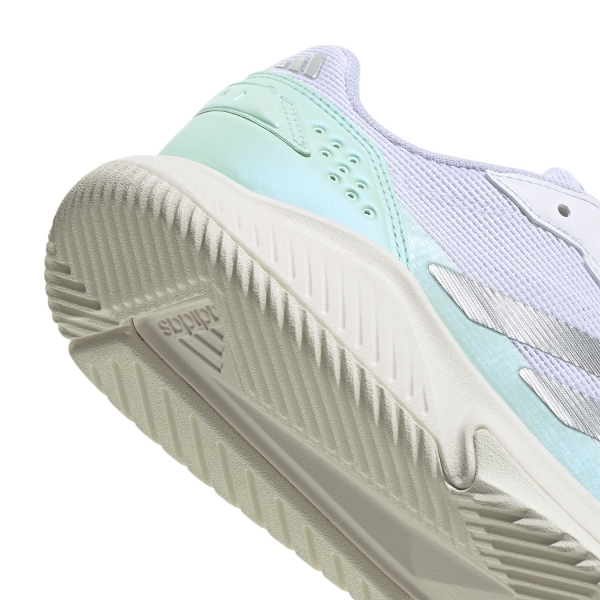 adidas Courtquick Padel - FTWR White/Silver Metallic/Clear Mint