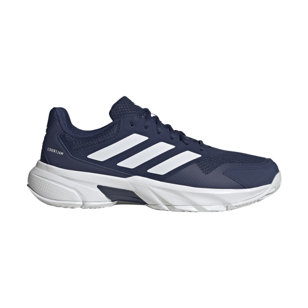 Men`s Tennis Shoes adidas CourtJam Control 3  Dark Blue/FTWR White KI3614