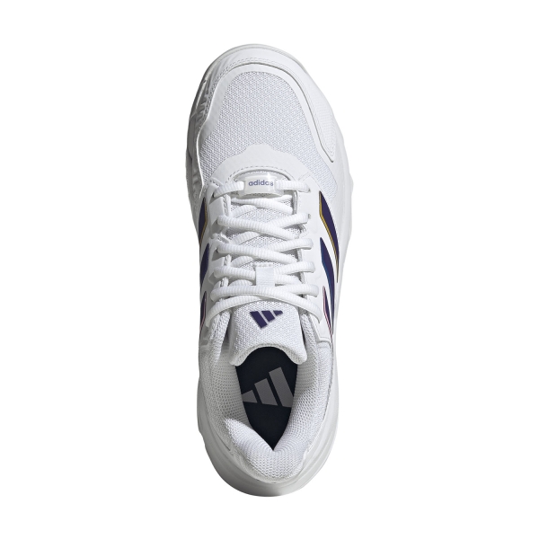 adidas Courtjam Control 3 - FTWR White/Collegiate Purple