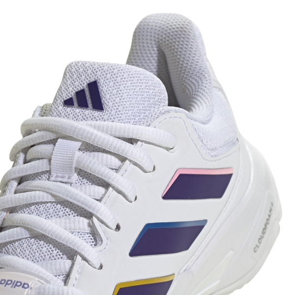 adidas Courtjam Control 3 - FTWR White/Collegiate Purple
