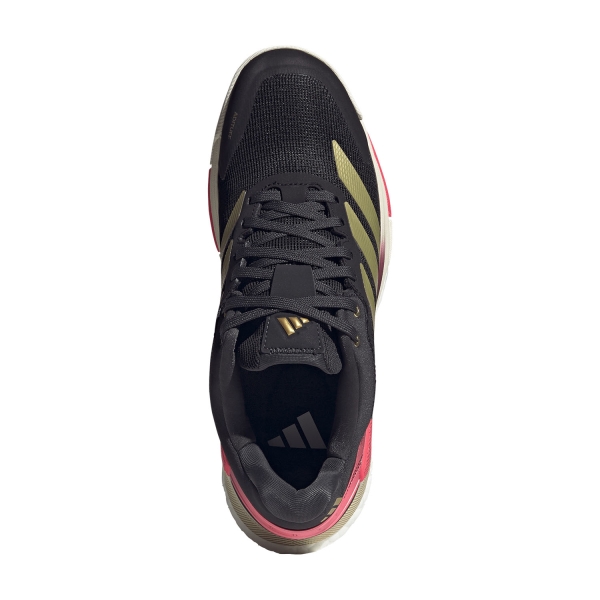 adidas Crazyquick Boost Padel - Core Black/Gold Metallic/Solar Turbo