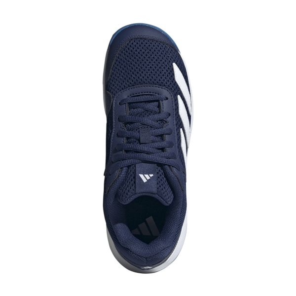 adidas Courtflash Junior - Dark Blue/FTWR White/Bright Blue
