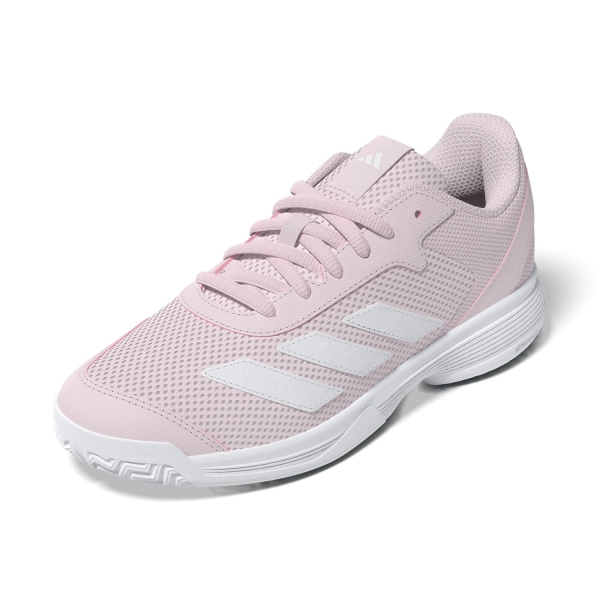 adidas Courtflash Niños - Distilled Pink/FTWR White