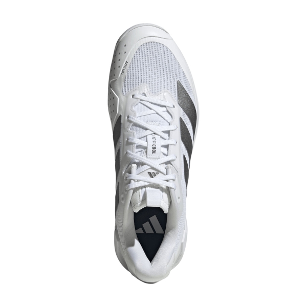 adidas ADIZERO Ubersonic 5 - FTWR White/Tech Grey Metallic/Maroon