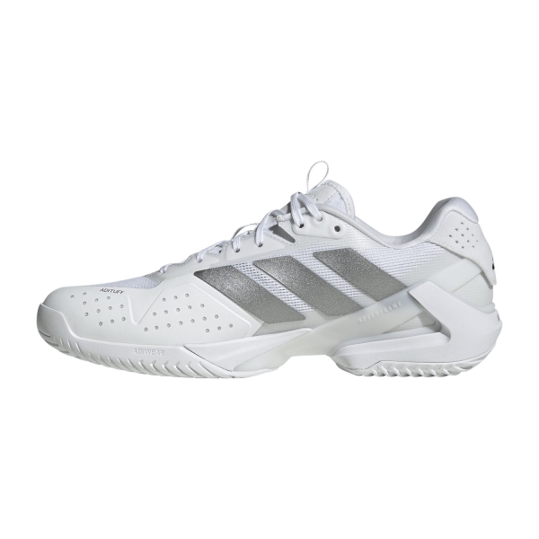 adidas ADIZERO Ubersonic 5 - FTWR White/Tech Grey Metallic/Maroon