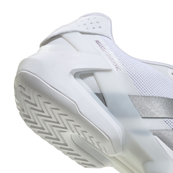 adidas ADIZERO Ubersonic 5 - FTWR White/Tech Grey Metallic/Maroon