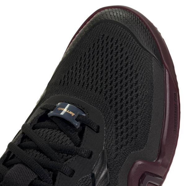 adidas Barricade 14 - Core Black/Maroon