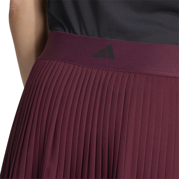 adidas Club Pleated Logo Falda - Maroon