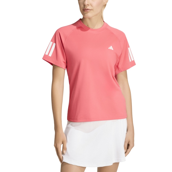 Magliette e Polo Tennis Donna adidas Club 3 Stripes Maglietta Pure Turbo KQ8281