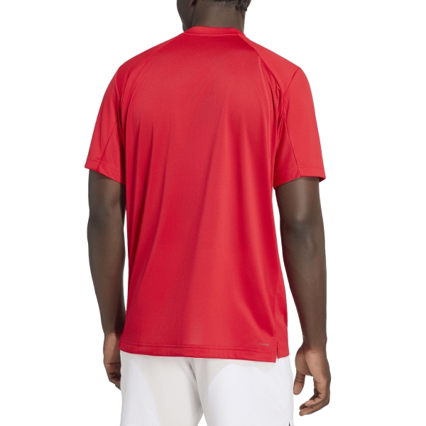 adidas Club CLIMACOOL Logo Camiseta - Better Scarlet