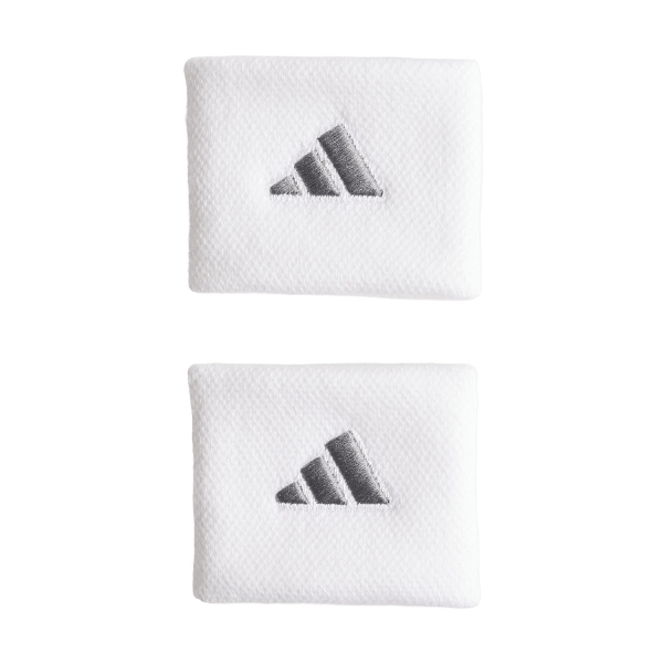 Tennis Wristbands adidas Pro Small Wristbands  White/Iron Metallic KV9218