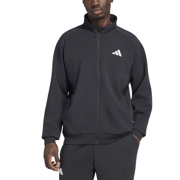 Giacche da Tennis Uomo adidas Cover Up Giacca Black KW2035