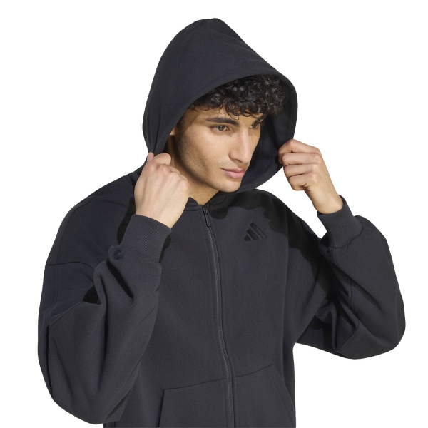 adidas Kit Small Logo Hoodie - Black