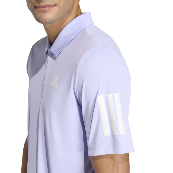 adidas 3 Stripes Club Polo - Violet Tone