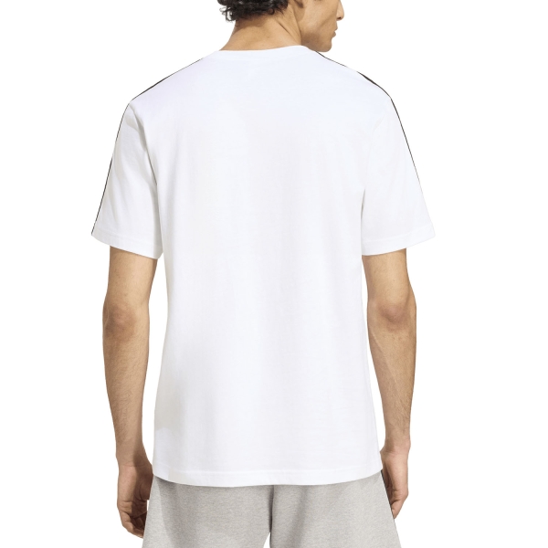 adidas Essentials 3 Stripes Single Maglietta - White/Black