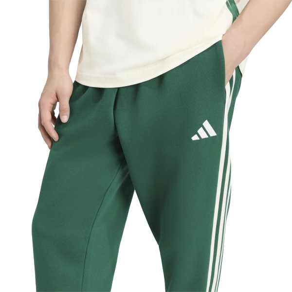 adidas Essentials 3 Stripes Pantaloni - Collegiate Green/Off White
