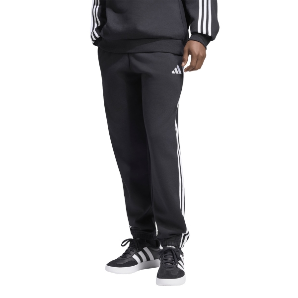 Men's Tennis Pants and Tights adidas Essentials 3 Stripes Pants Black/White KY6526