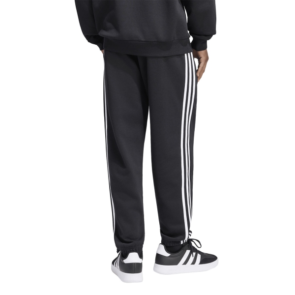 adidas Essentials 3 Stripes Pants - Black/White