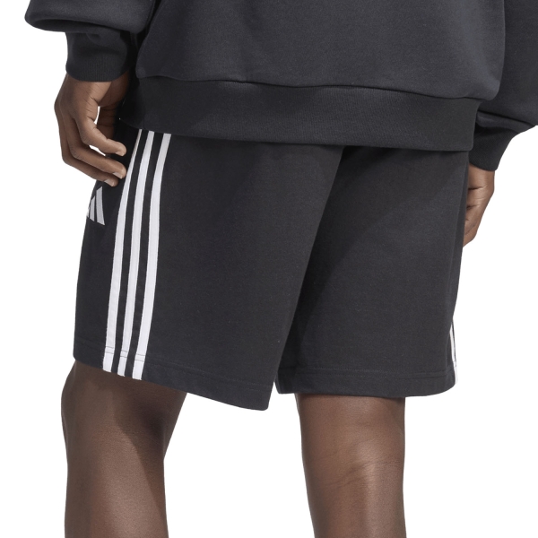 adidas Essentials 3 Stripes 7in Pantaloncini - Black/White