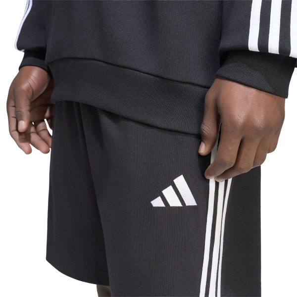 adidas Essentials 3 Stripes 7in Pantaloncini - Black/White