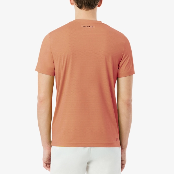 Lacoste Ultra Dry Jacquard Maglietta - Orange